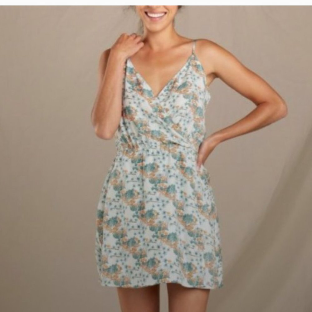 Toad&Co Hillrose Faux Wrap Dress XL
